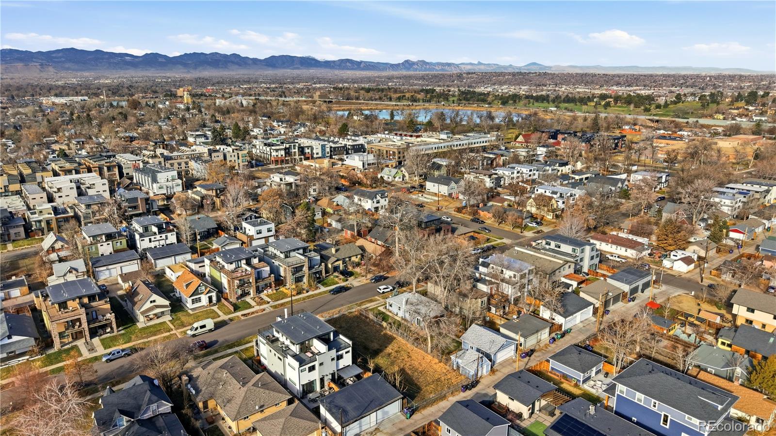 4452 Raleigh Street Denver, CO 80212 - Photo 9 of 11 an aerial view of residential houses with outdoor space