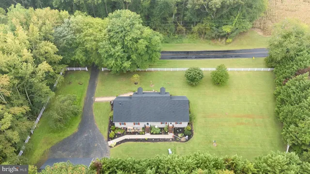 a view of a lake with houses