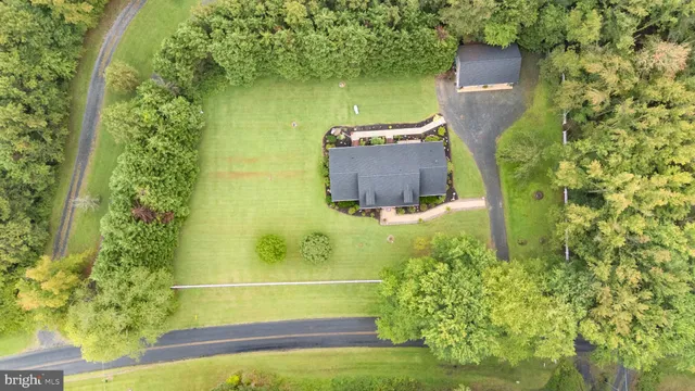 a view of a lake with a city