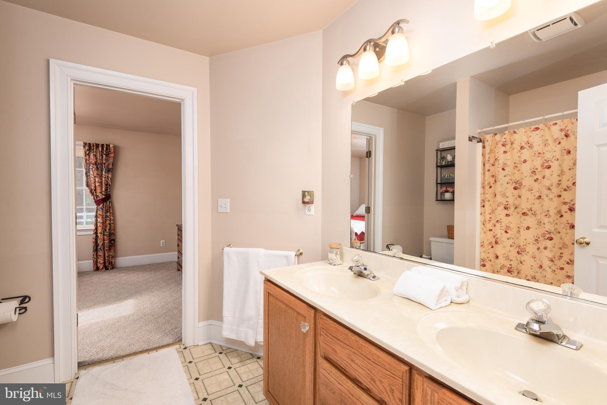 1002 Burrisville Road Centreville, MD 21617 - Photo 37 of 50 a bathroom with a sink and a mirror