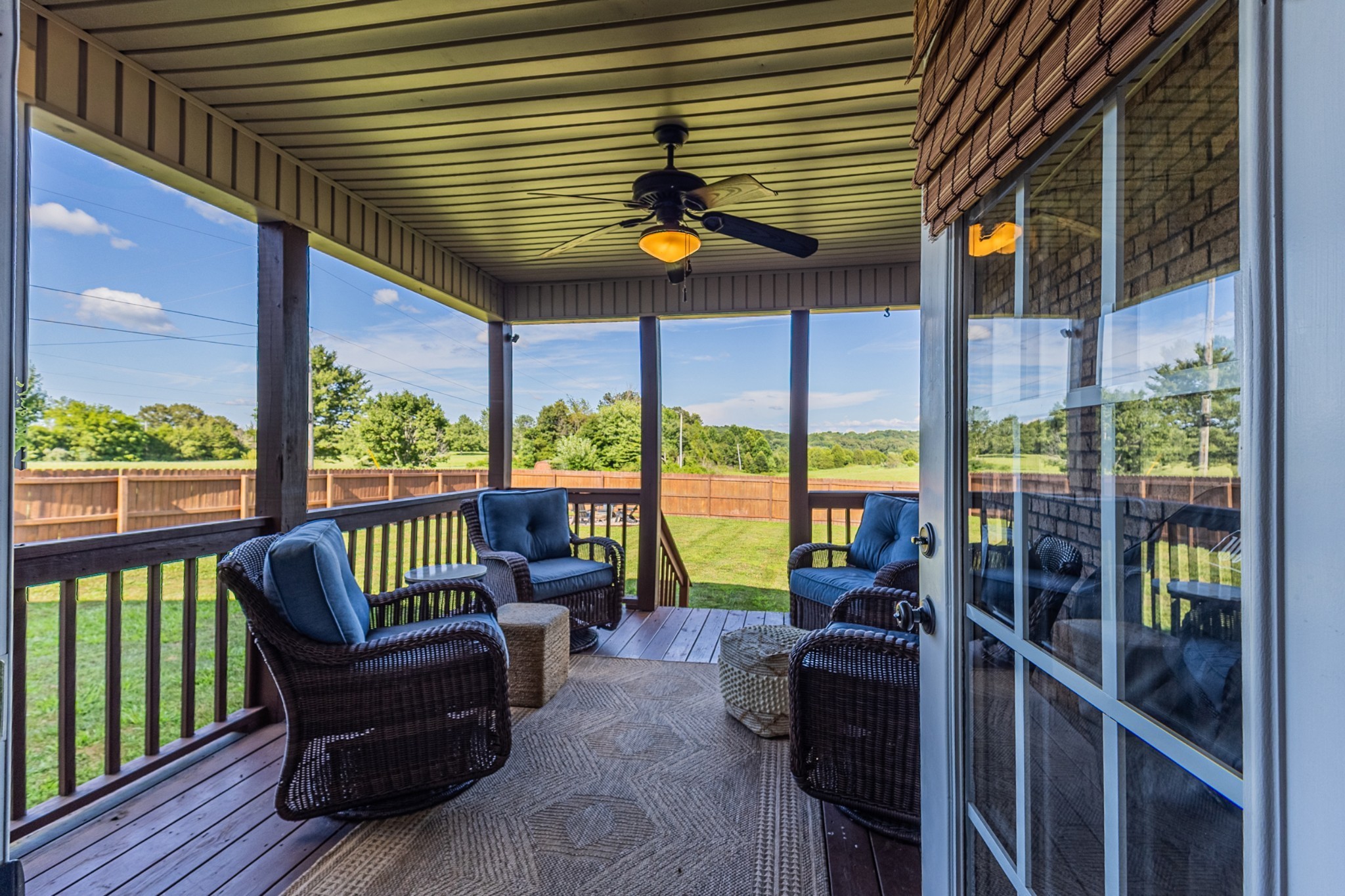 226 Ranch Road Portland, TN 37148 - Photo 41 of 54 a view of a porch with furniture and a yard