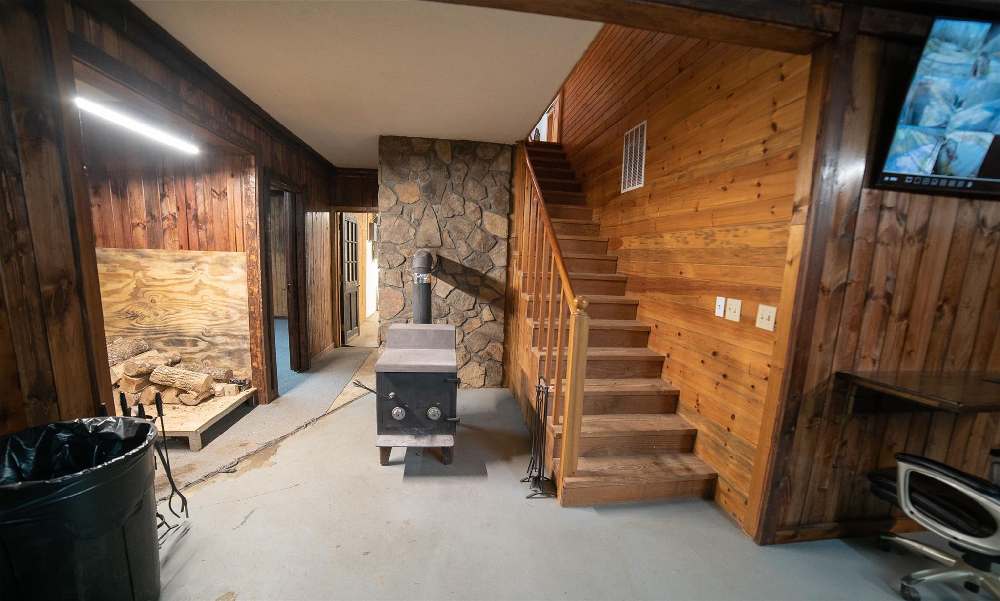 2525 Winkler Way Road Lenoir, NC 28645 - Photo 32 of 47 a view of entryway with stairs and furniture