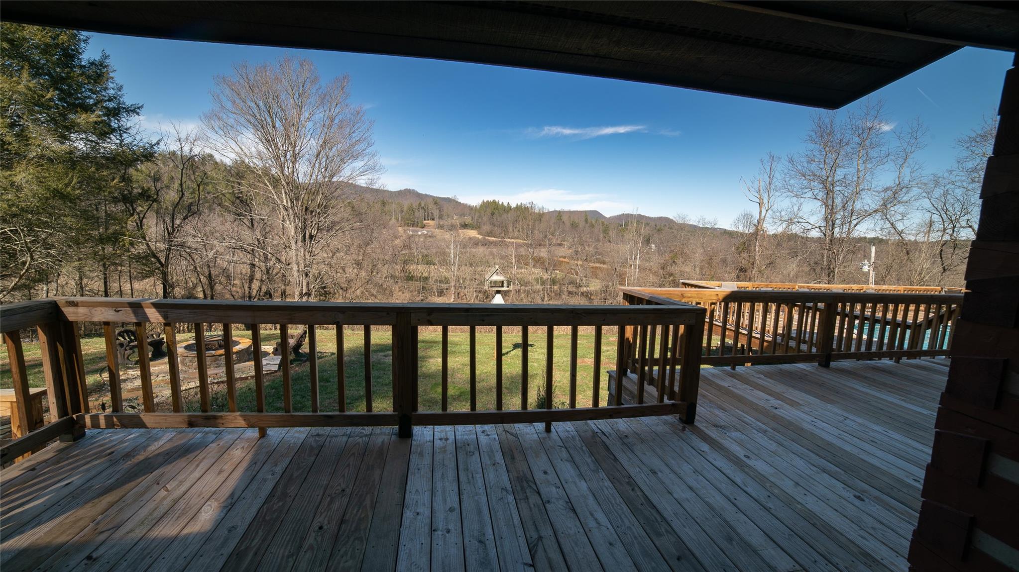 2525 Winkler Way Road Lenoir, NC 28645 - Photo 39 of 47 a view of balcony with wooden floor