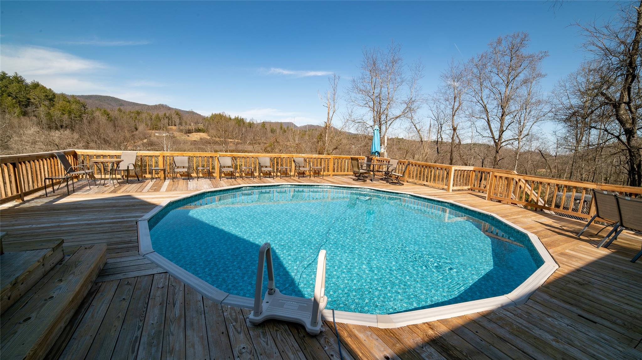 2525 Winkler Way Road Lenoir, NC 28645 - Photo 41 of 47 a view of a swimming pool with a patio