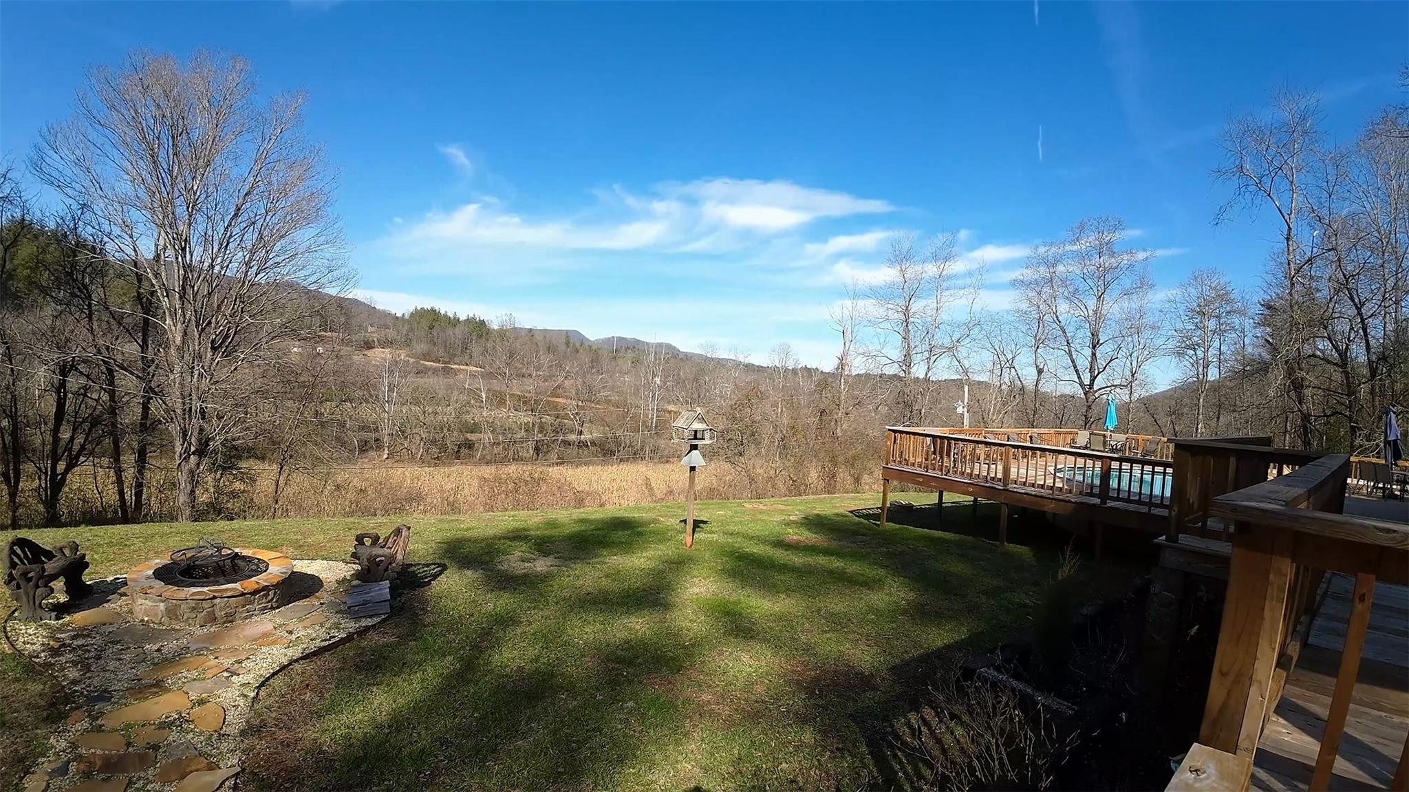 2525 Winkler Way Road Lenoir, NC 28645 - Photo 7 of 47 a view of a backyard of the house