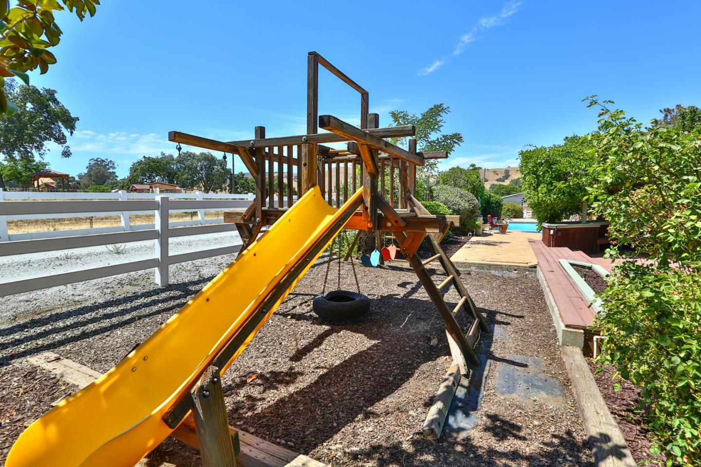 2000 Day Road Gilroy, CA 95020 - Photo 32 of 51 a view of a balcony with two chairs and a table
