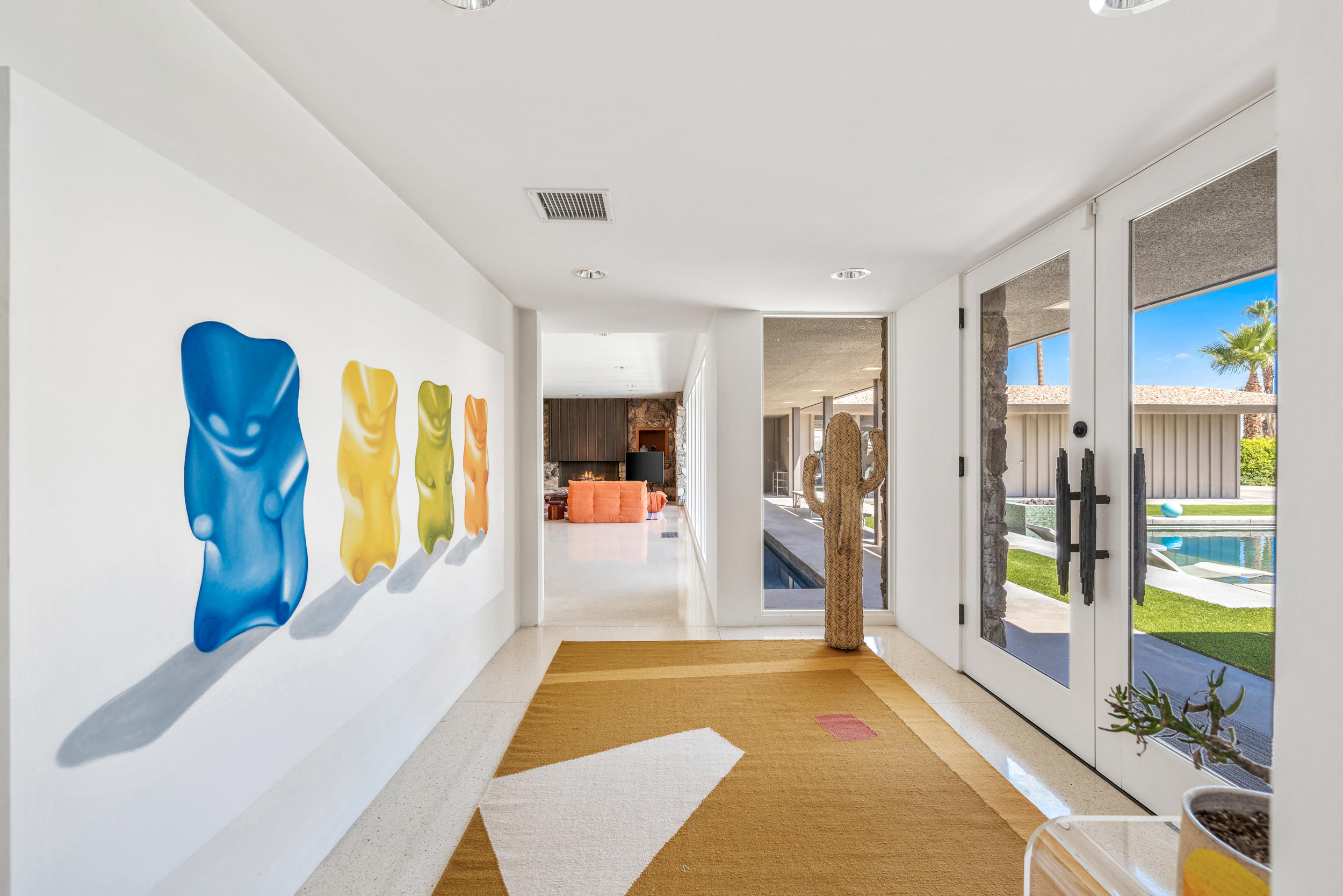 70411 Pecos Road Rancho Mirage, CA 92270 - Photo 3 of 44 a view of an entryway with wooden floor and door