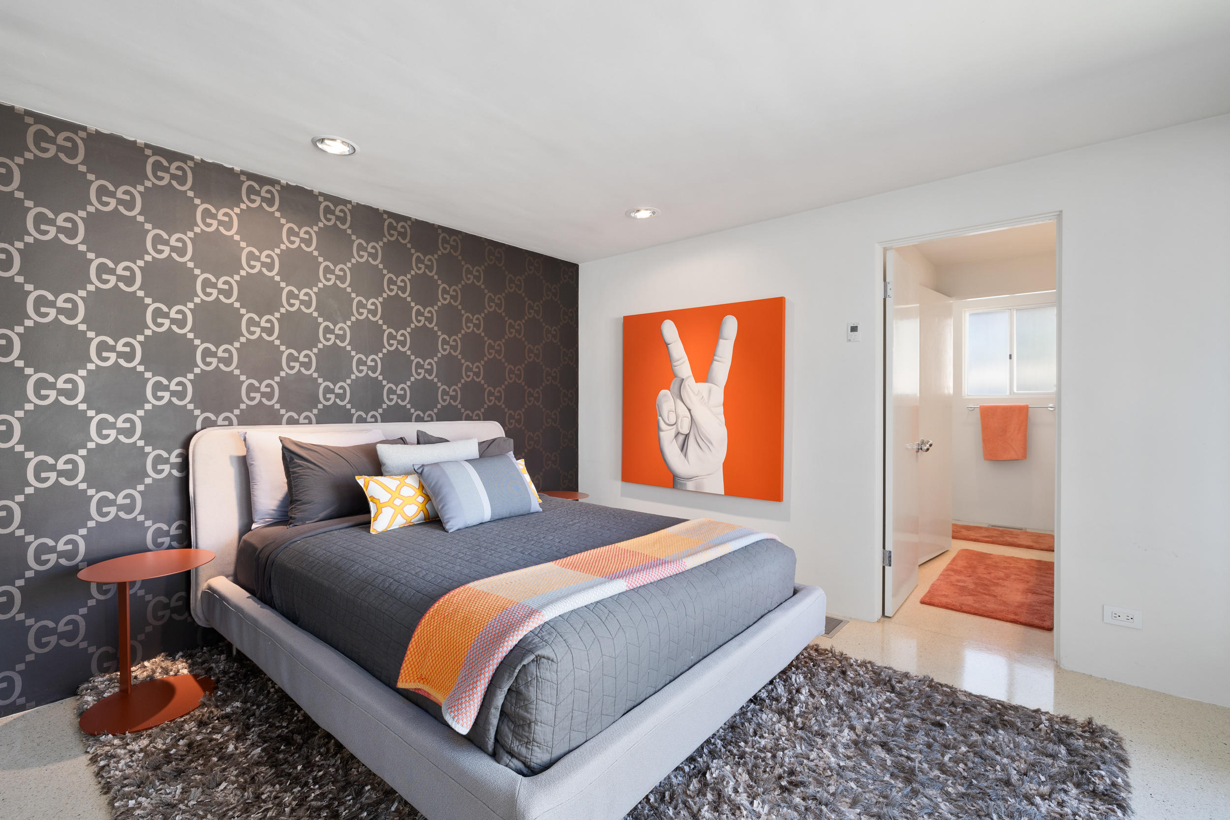 70411 Pecos Road Rancho Mirage, CA 92270 - Photo 24 of 44 a bedroom with bed and window