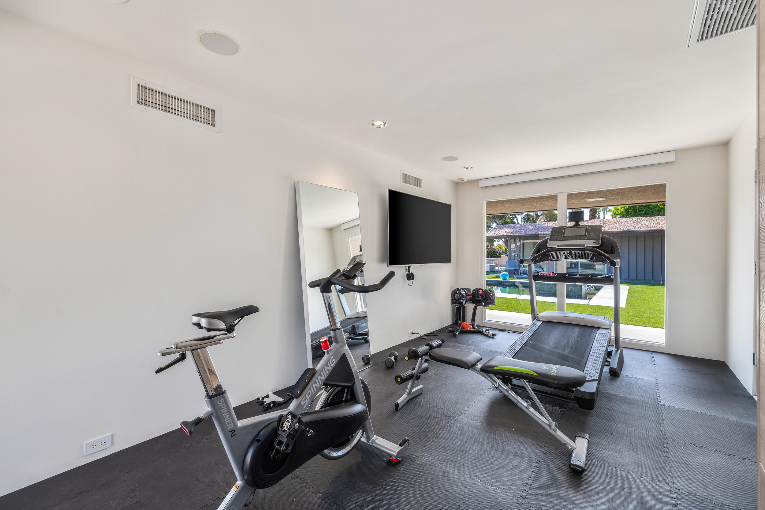 70411 Pecos Road Rancho Mirage, CA 92270 - Photo 31 of 44 a view of a room with gym equipment