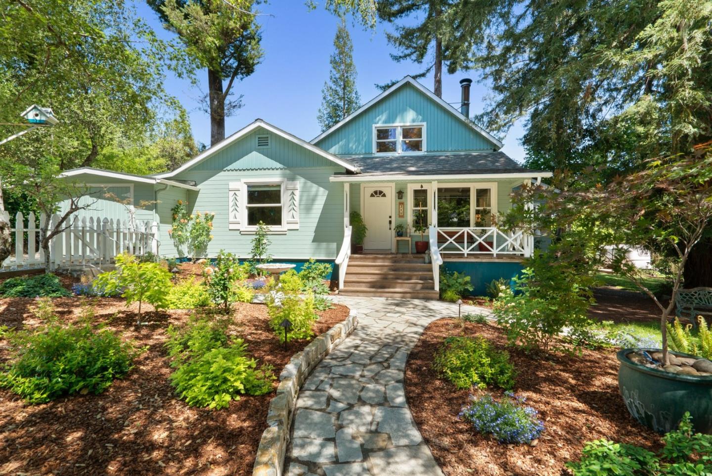 280 Main Street Ben Lomond, CA 95005 - Photo 1 of 47 a front view of a house with garden