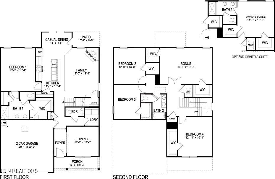 126 Smt Rdg Lane Oak Ridge, TN 37830 - Photo 2 of 2 Salem Floor Plan Horton E Updated Shower