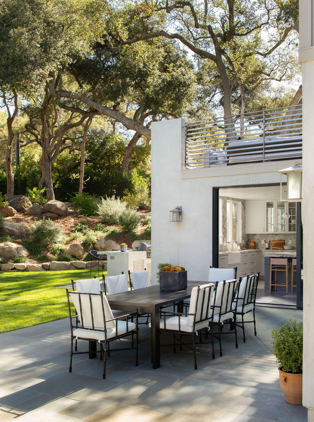 850 Rockbridge Road Montecito, CA 93108 - Photo 31 of 37 Outdoor Dining off Kitchen