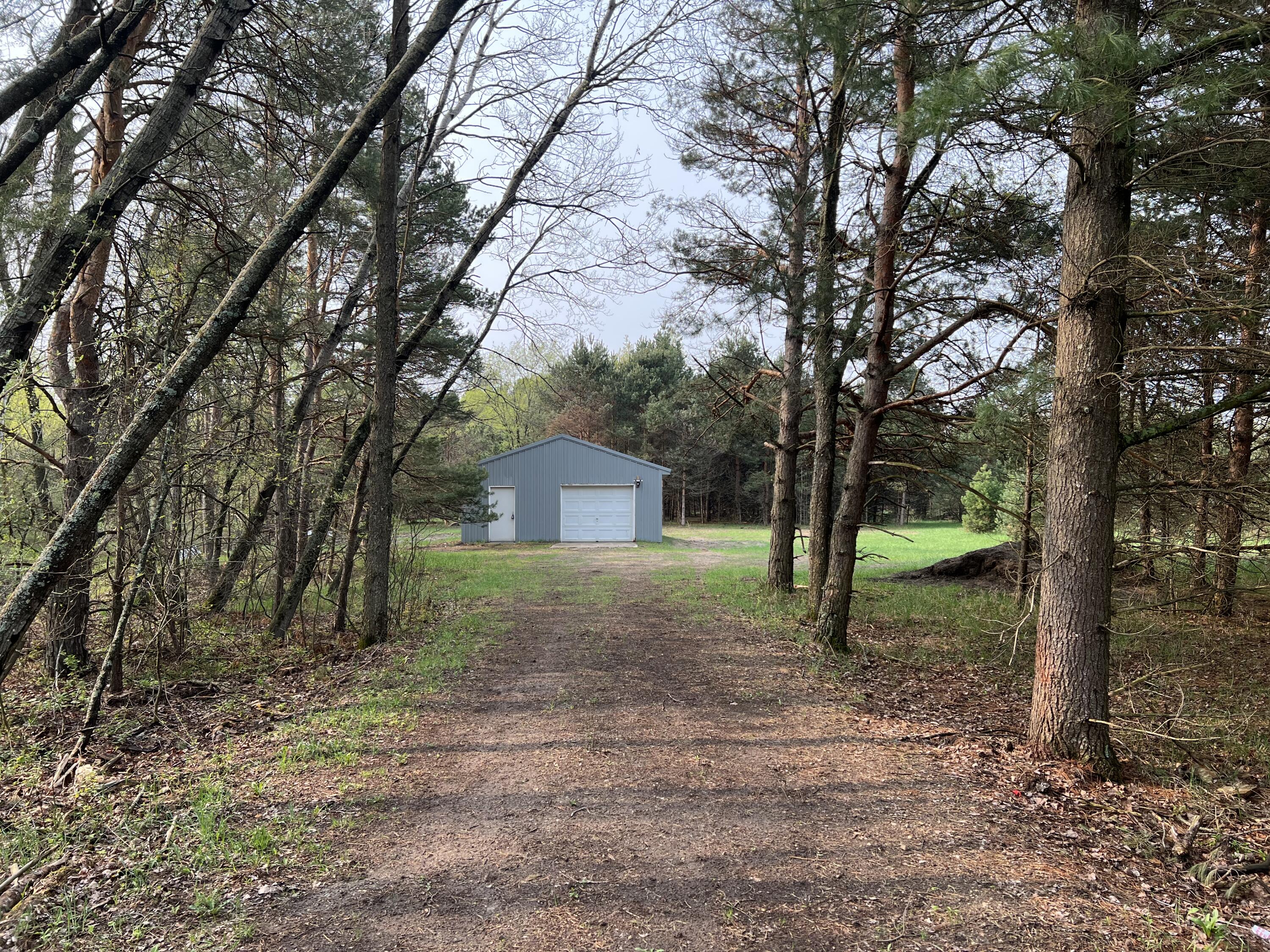 Just off of a paved road