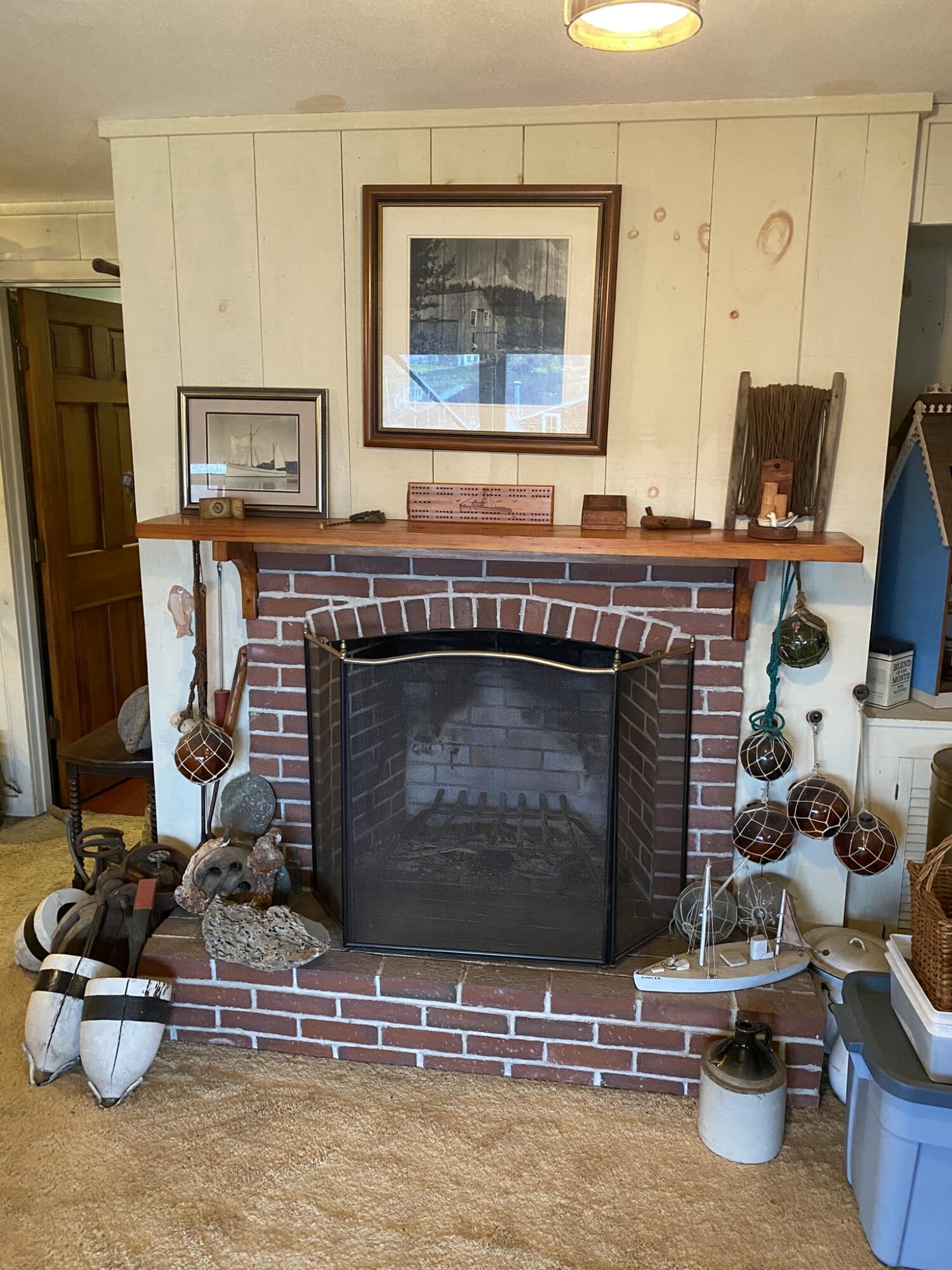 82 Southside Road Bristol, ME 04554 - Photo 55 of 82 Basement Fireplace