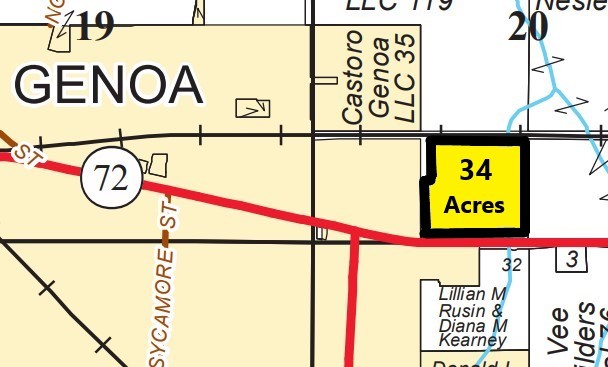 a sign that is on the pole