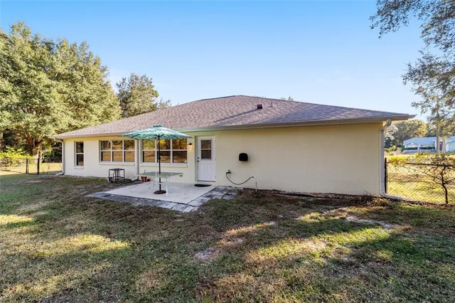 a view of an outdoor space and a yard