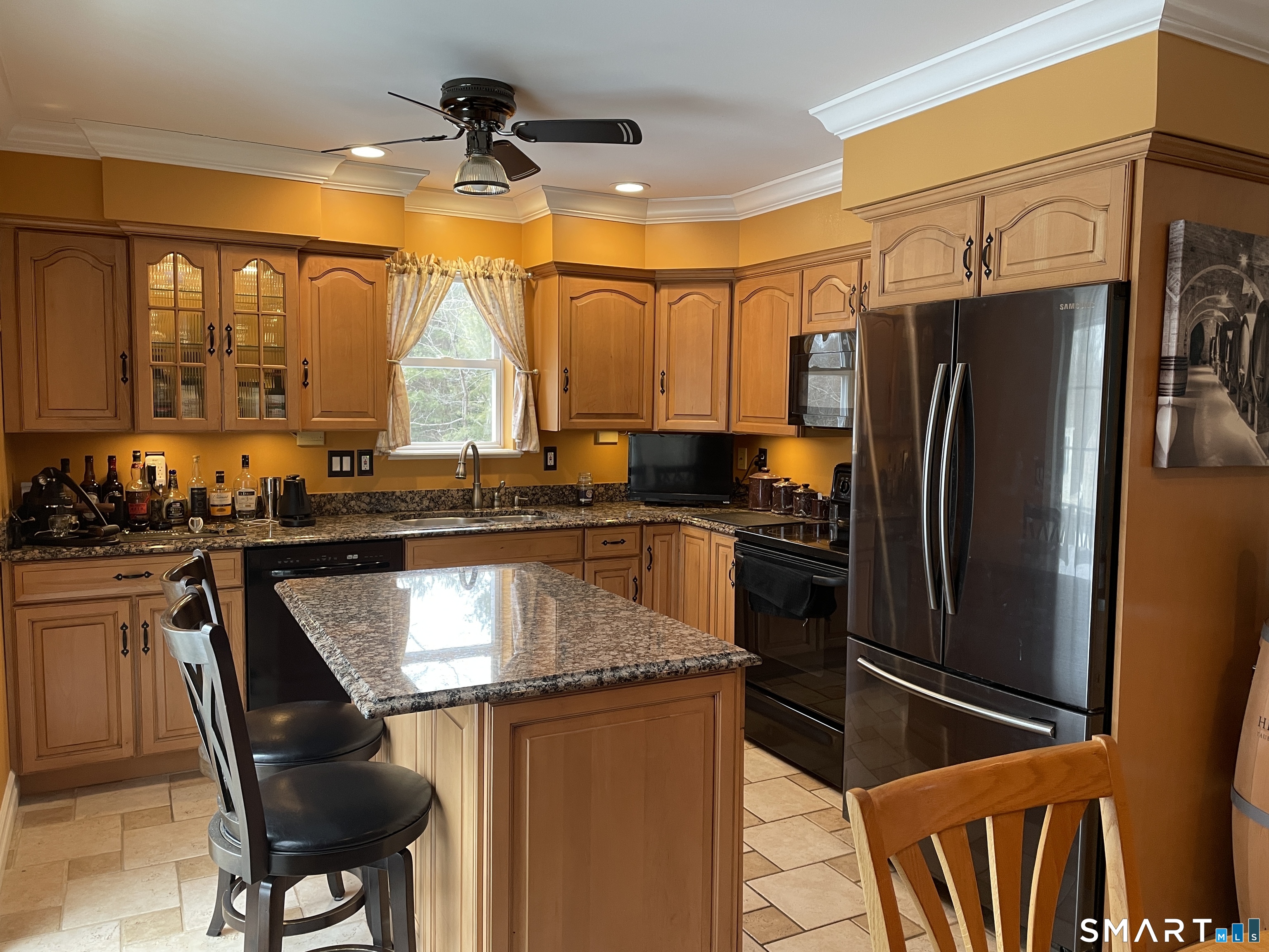 2304 Durham Road Madison, CT 06443 - Photo 3 of 23 Lovely Kitchen with Center Island and granite counters