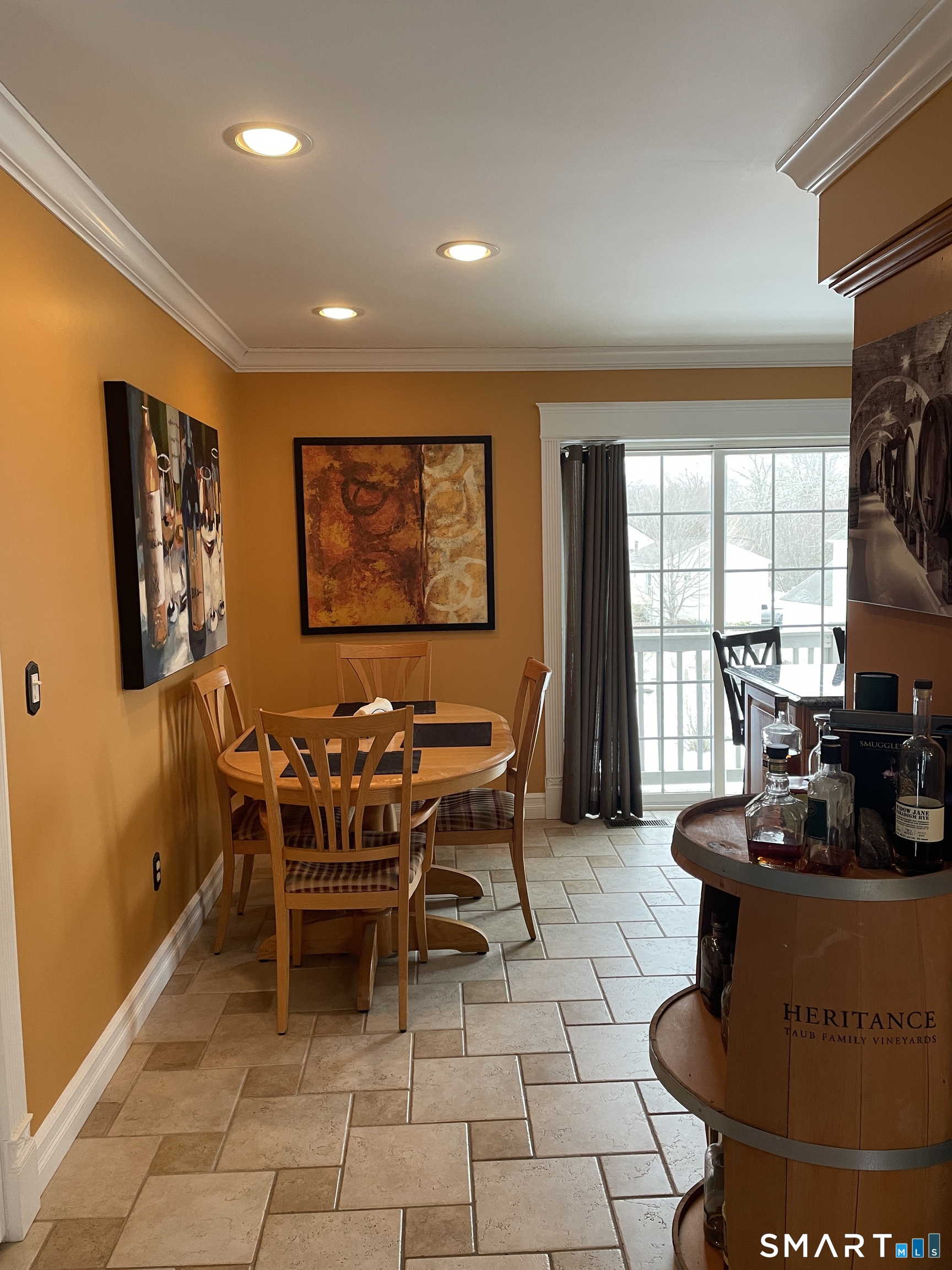 2304 Durham Road Madison, CT 06443 - Photo 5 of 23 Upstairs invites you into an eat-in kitchen with doors to wrap around deck