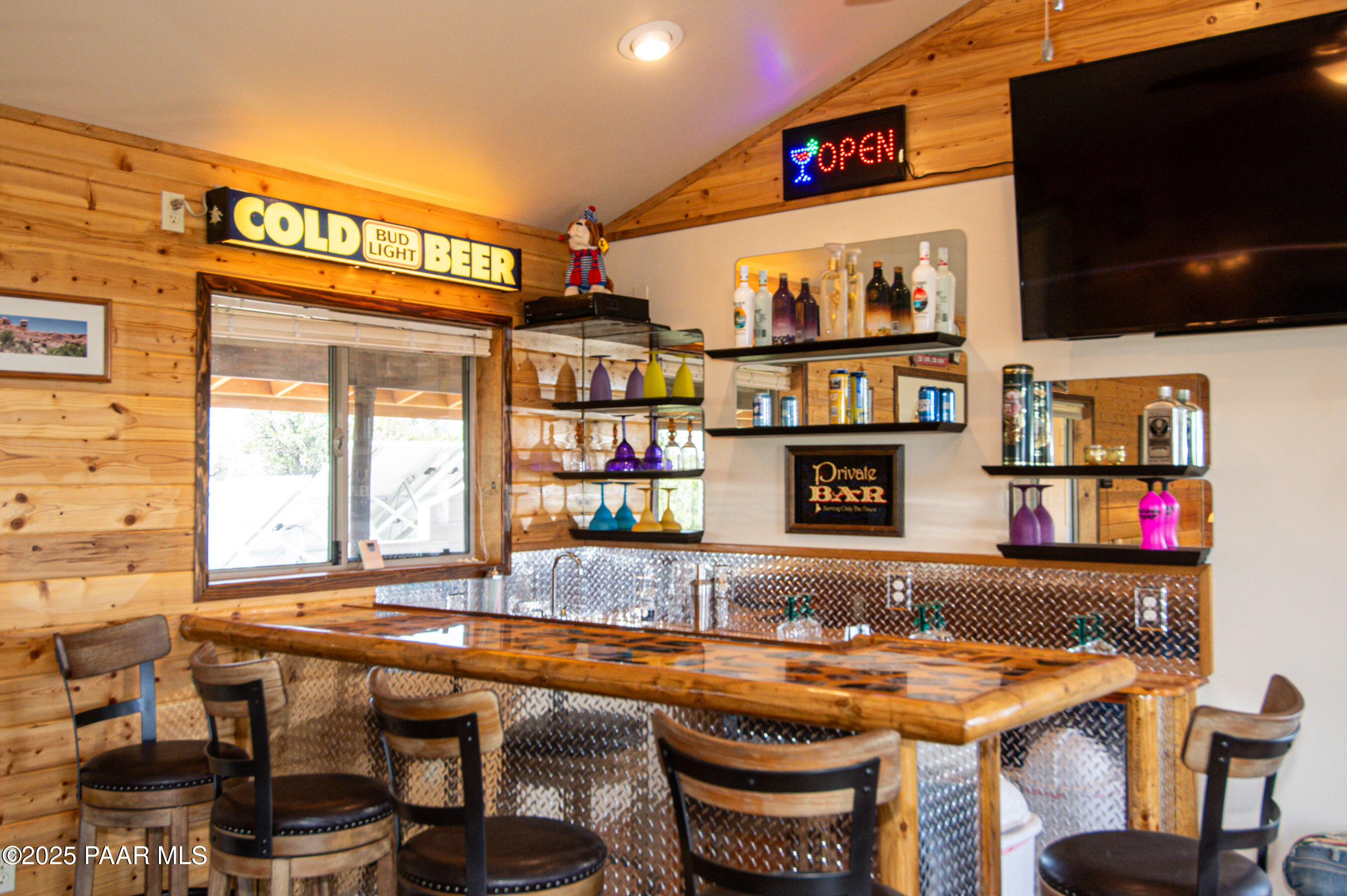 33744 Gallina Road Seligman, AZ 86337 - Photo 11 of 38 a room with furniture pool table and flat screen tv