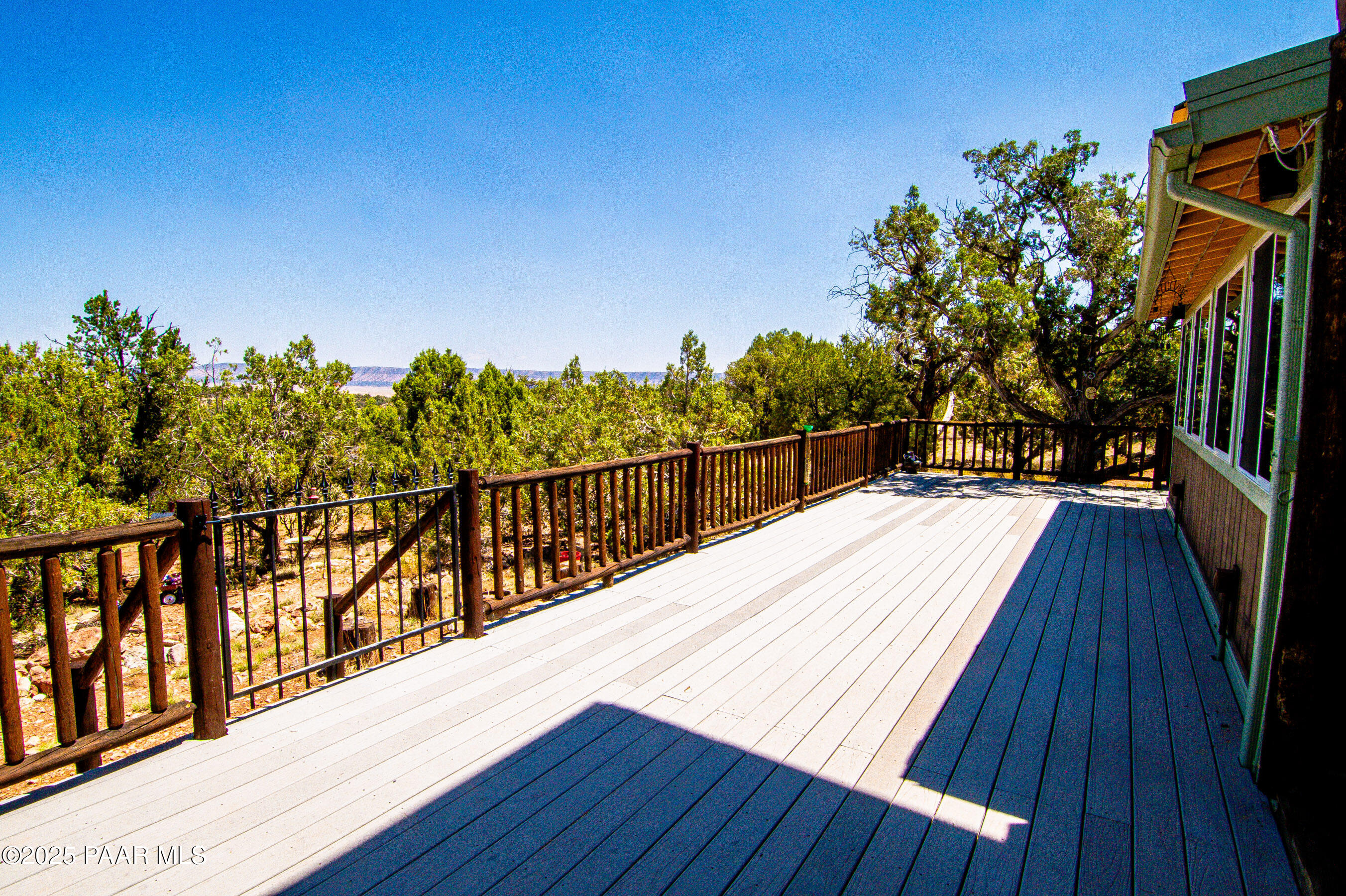 33744 Gallina Road Seligman, AZ 86337 - Photo 19 of 38 a view of wooden balcony with outdoor space