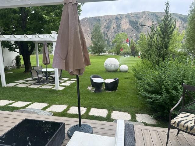 823 Buttercup Road Blaine County, ID 83333 - Photo 28 of 29 Deck outside kitchen and art