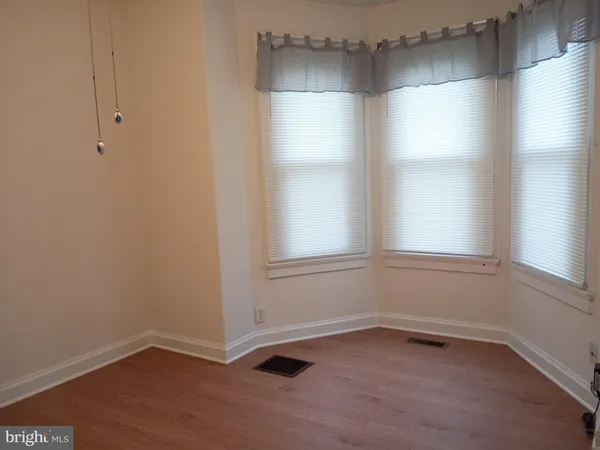 a view of a chandelier in a room