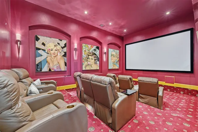 a large kitchen with a table and chairs