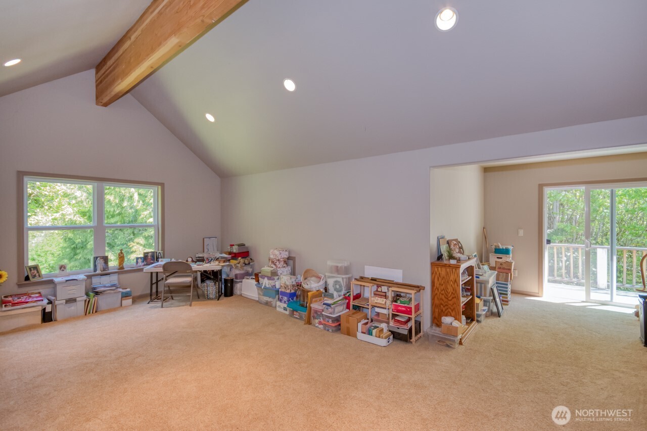 163 Prawn Road Port Angeles, WA 98363 - Photo 24 of 40 a view of a room with furniture and a large window