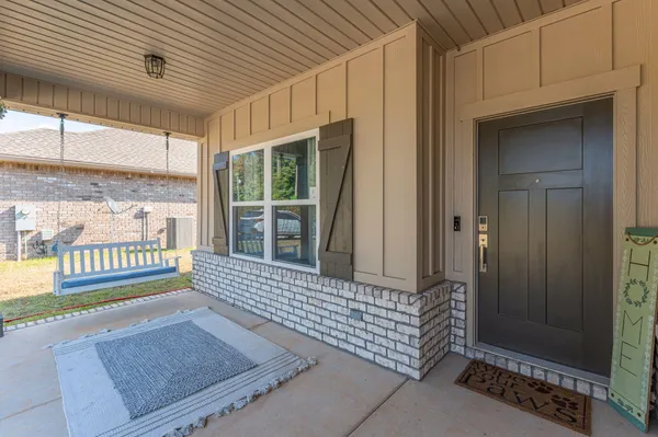 a view of front door of the house