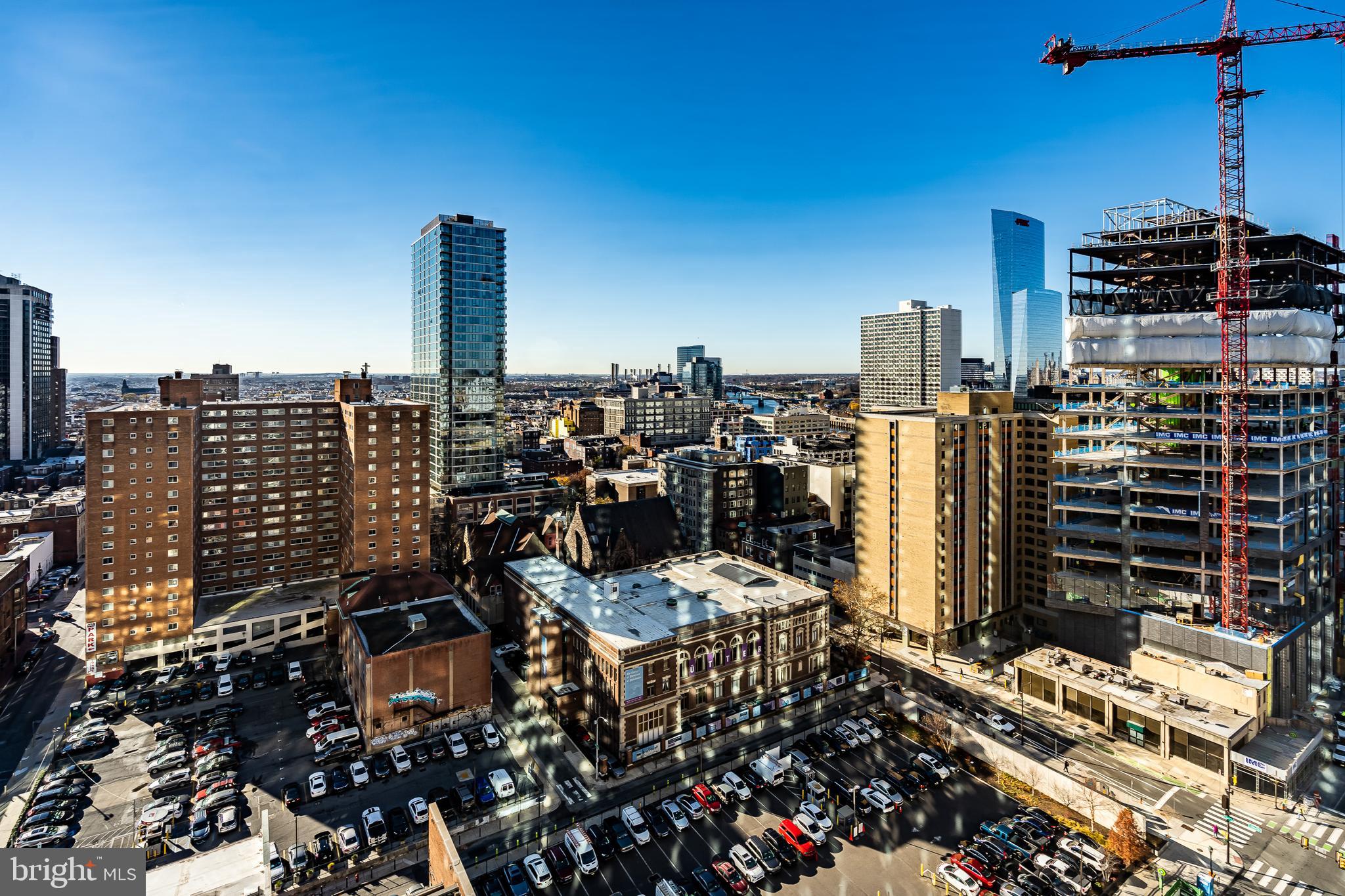 2101-00 Market Street, Unit 1803 Philadelphia, PA 19103 - Photo 27 of 52 a city view