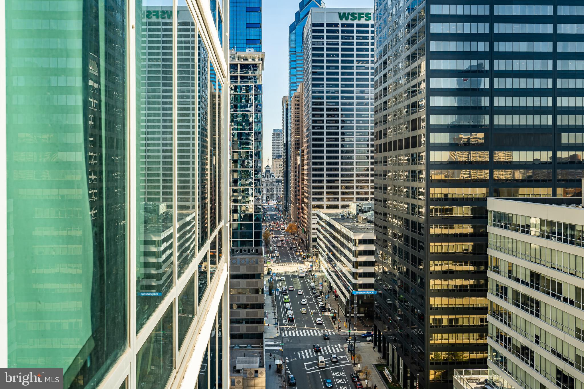 2101-00 Market Street, Unit 1803 Philadelphia, PA 19103 - Photo 42 of 52 a view of a city with tall buildings