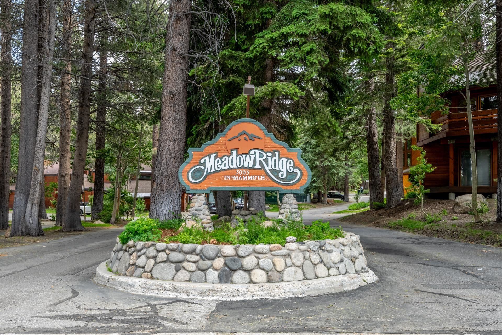 3005 Meridian Boulevard, Unit 47 Mammoth Lakes, CA 93546 - Photo 40 of 40 a sign on the side of the road