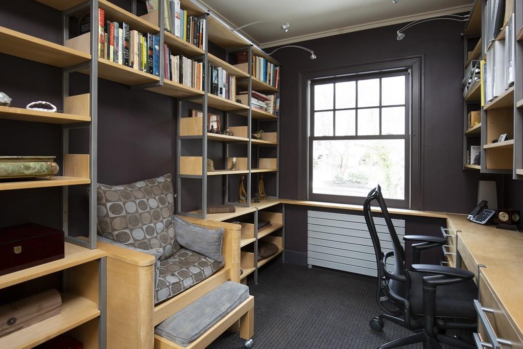 7 Locust Road Weston, MA 02493 - Photo 11 of 13 a view of a workspace with furniture and a window