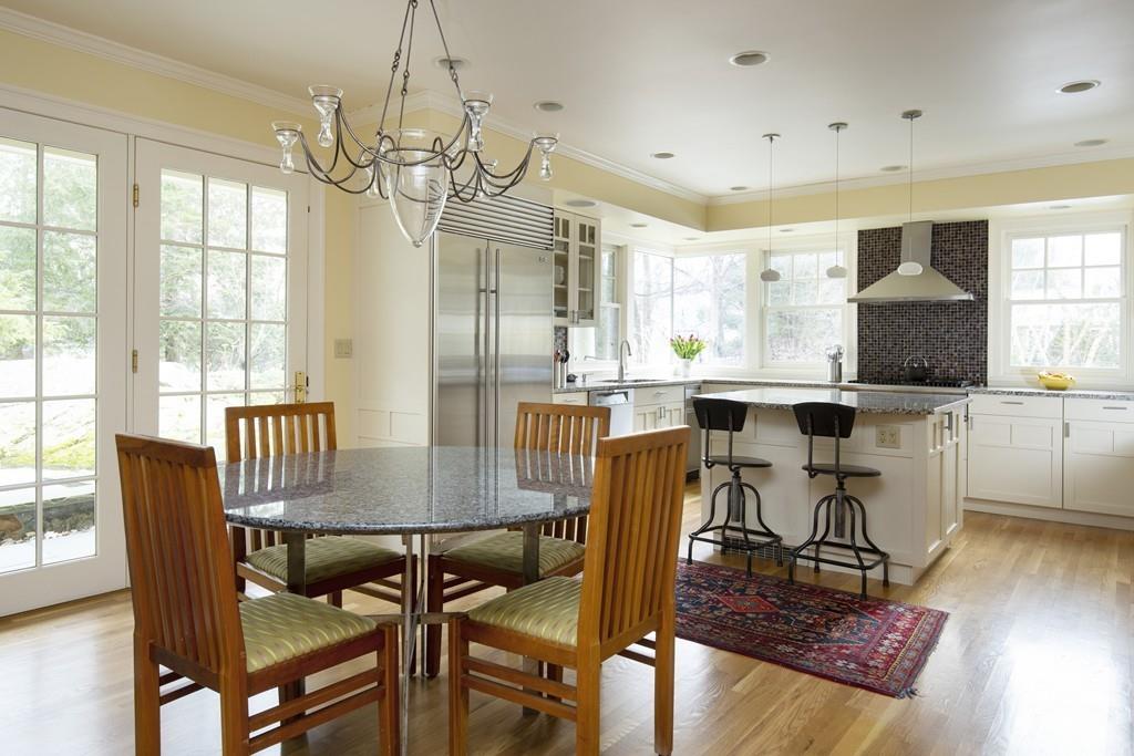 7 Locust Road Weston, MA 02493 - Photo 2 of 13 a view of a dining room with furniture window and wooden floor