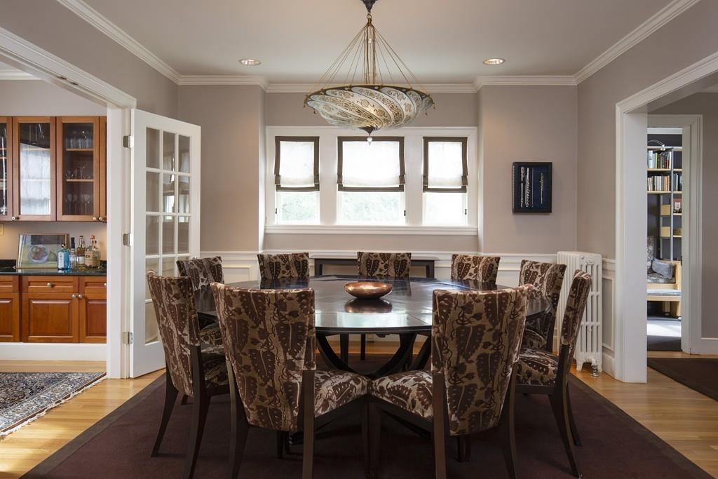 7 Locust Road Weston, MA 02493 - Photo 3 of 13 a view of a dining room with furniture window and wooden floor
