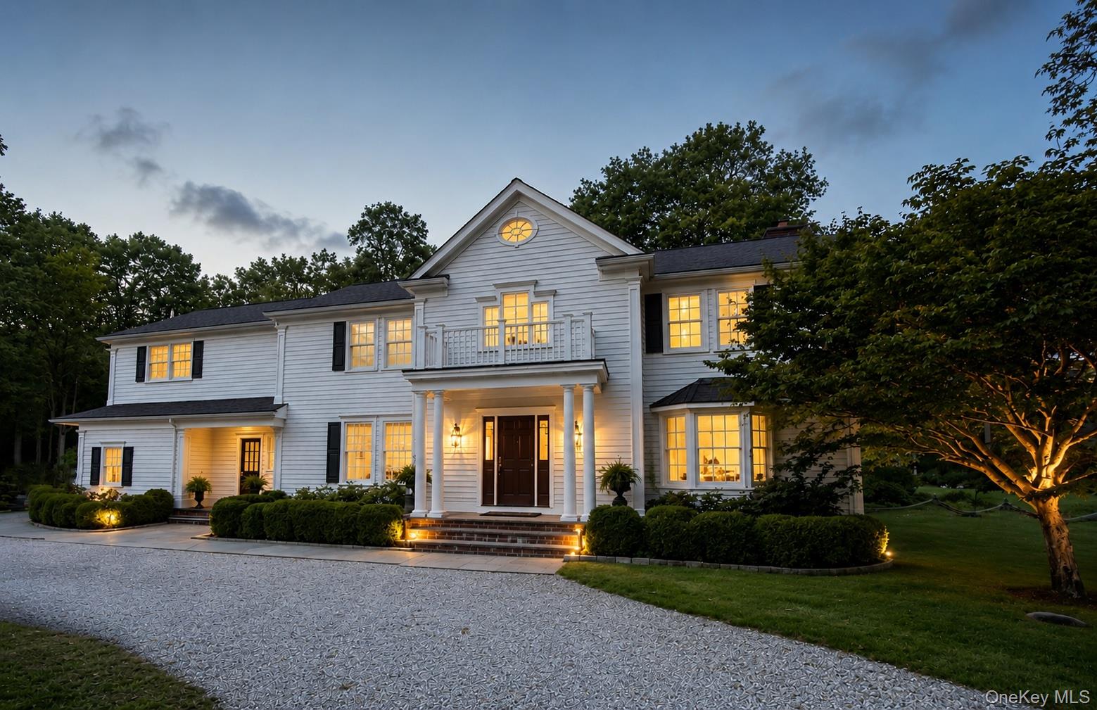 33 Peters Lane Pound Ridge, NY 10576 - Photo 1 of 42 a front view of a house with garden