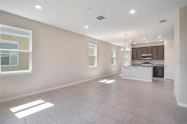 a view of kitchen and window