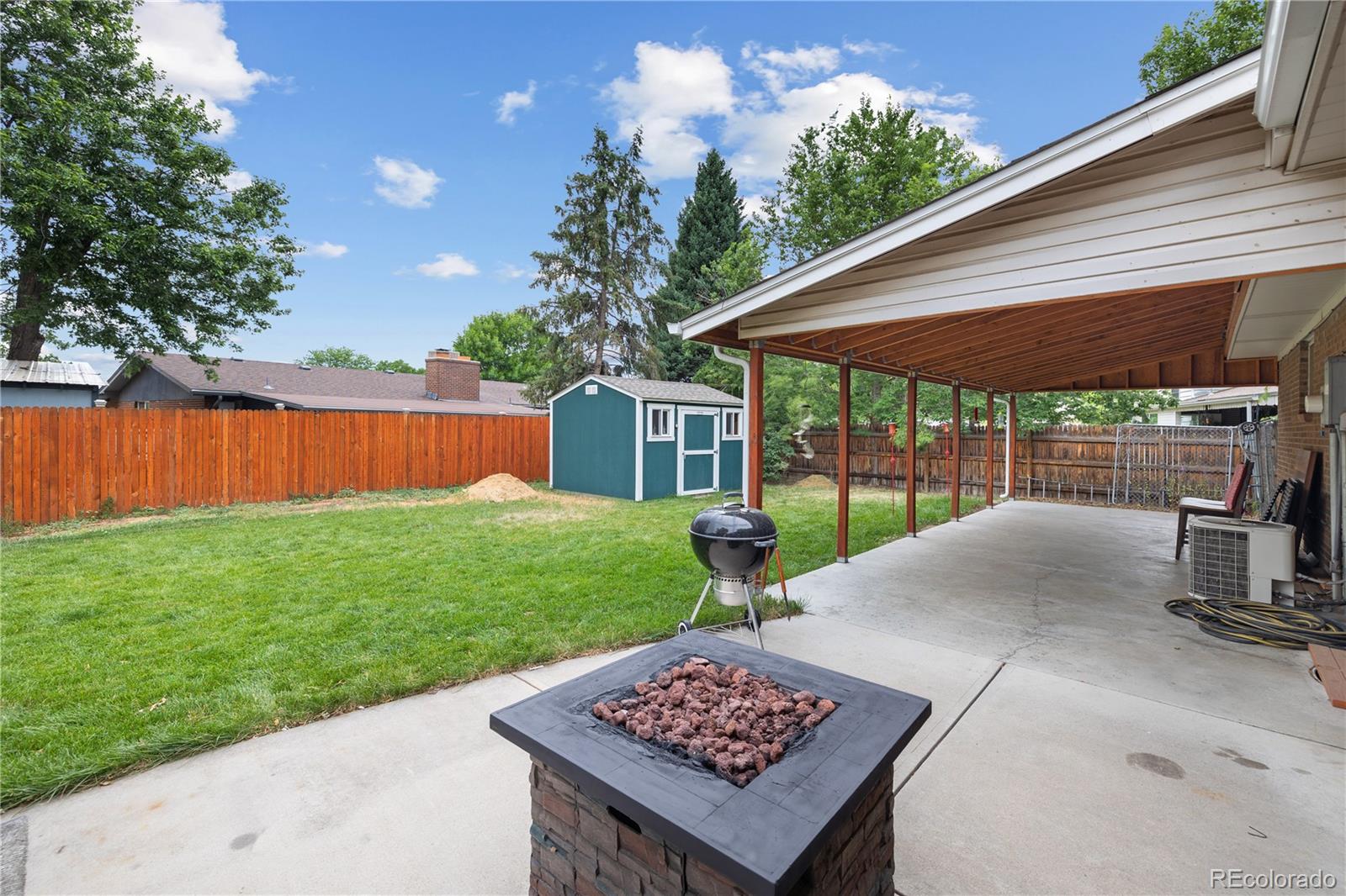 5311 Troy Street Denver, CO 80239 - Photo 46 of 46 a view of a backyard with a patio