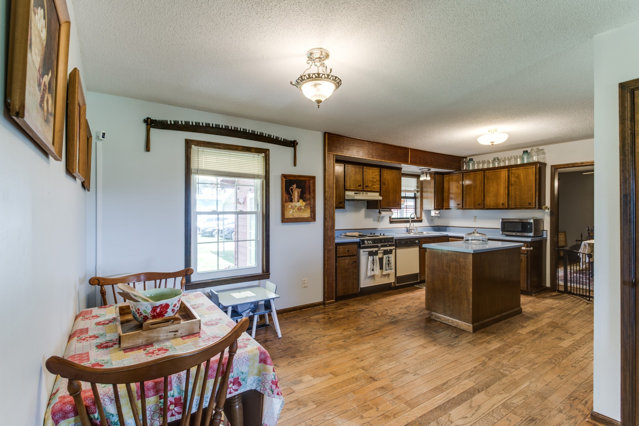 2987 Rock Road Morrison, TN 37357 - Photo 14 of 46 a living room with stainless steel appliances kitchen island granite countertop furniture and a kitchen view