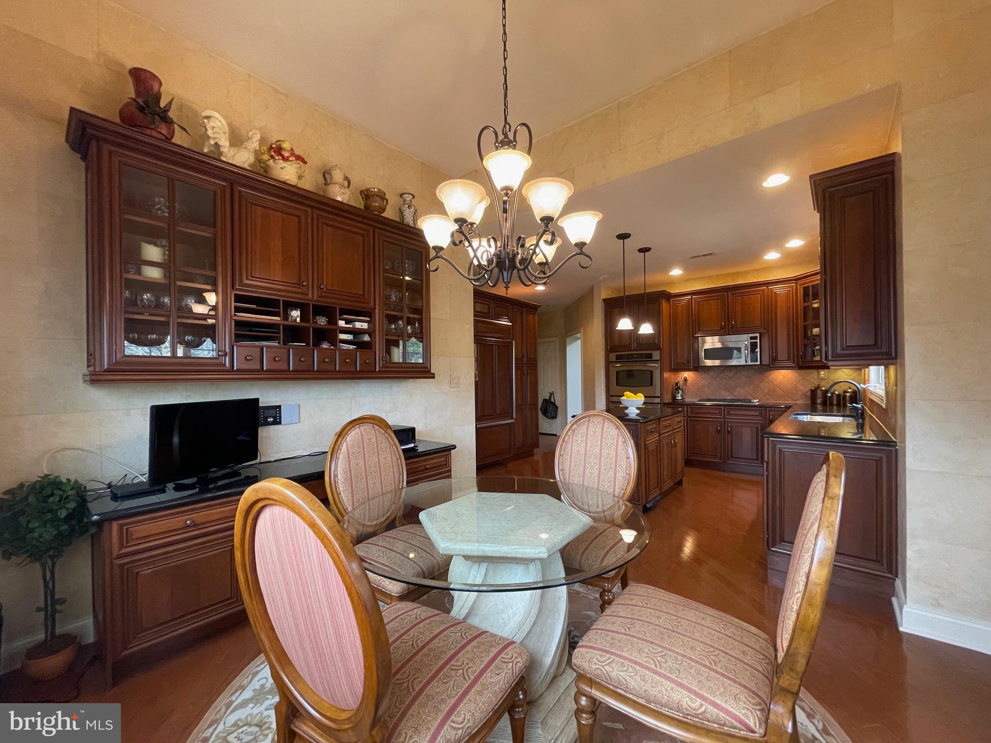 293 Sydney Road Southampton, PA 18966 - Photo 14 of 37 a dining room filled chandelier and wooden furniture