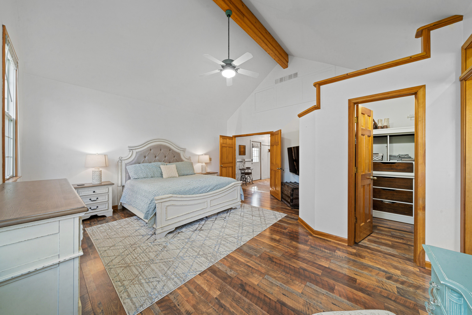 43W140 Campton Hills Road Elburn, IL 60119 - Photo 25 of 54 a bedroom with a bed and a closet