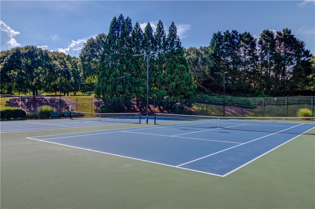 2092 Bakers Mill Road Dacula, GA 30019 - Photo 64 of 65 a view of a tennis court