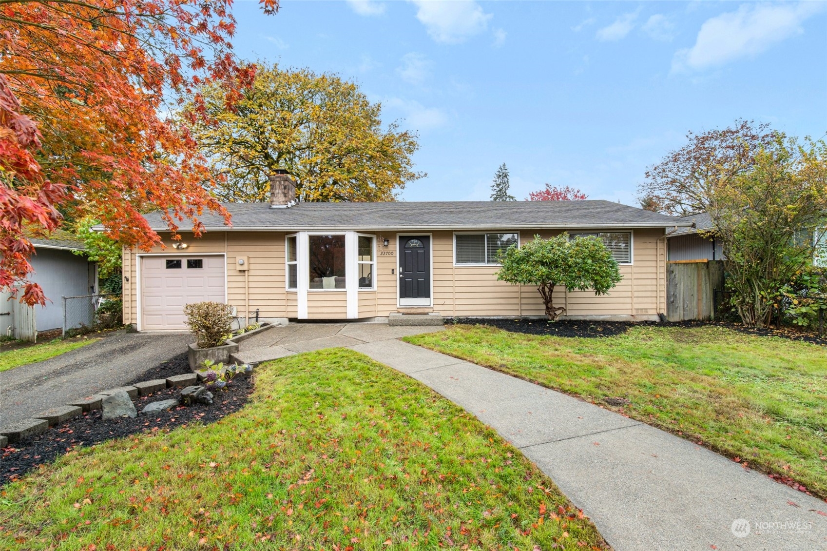 22700 1st Place West Bothell, WA 98021 - Photo 1 of 32 front view of a house with a patio