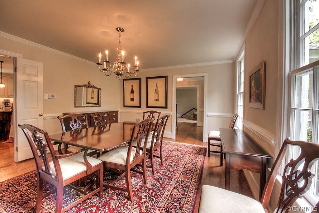 2600 Arrandell Road Midlothian, VA 23113 - Photo 11 of 45 a view of a dining room with furniture window and wooden floor