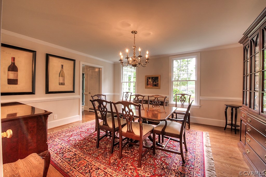 2600 Arrandell Road Midlothian, VA 23113 - Photo 10 of 45 a view of a dining room with furniture window and wooden floor