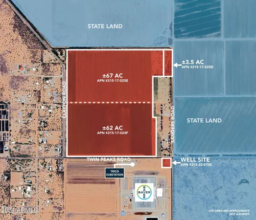 $8,775,000 | 135-acre West 135-acre W Twin Peaks & Clayton Roads, Tucson, AZ 85743