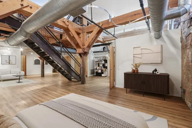 a living room with a couch