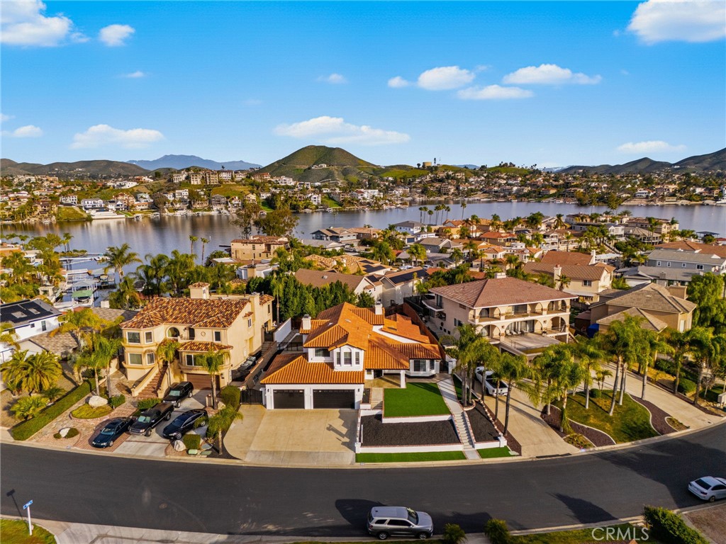 29566 Big Range Road, Unit 2 Canyon Lake, CA 92587 - Photo 20 of 27 an aerial view of residential houses with outdoor space and trees