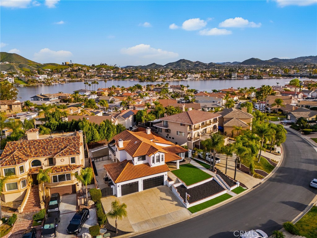 29566 Big Range Road, Unit 2 Canyon Lake, CA 92587 - Photo 21 of 27 an aerial view of residential houses with outdoor space and city view