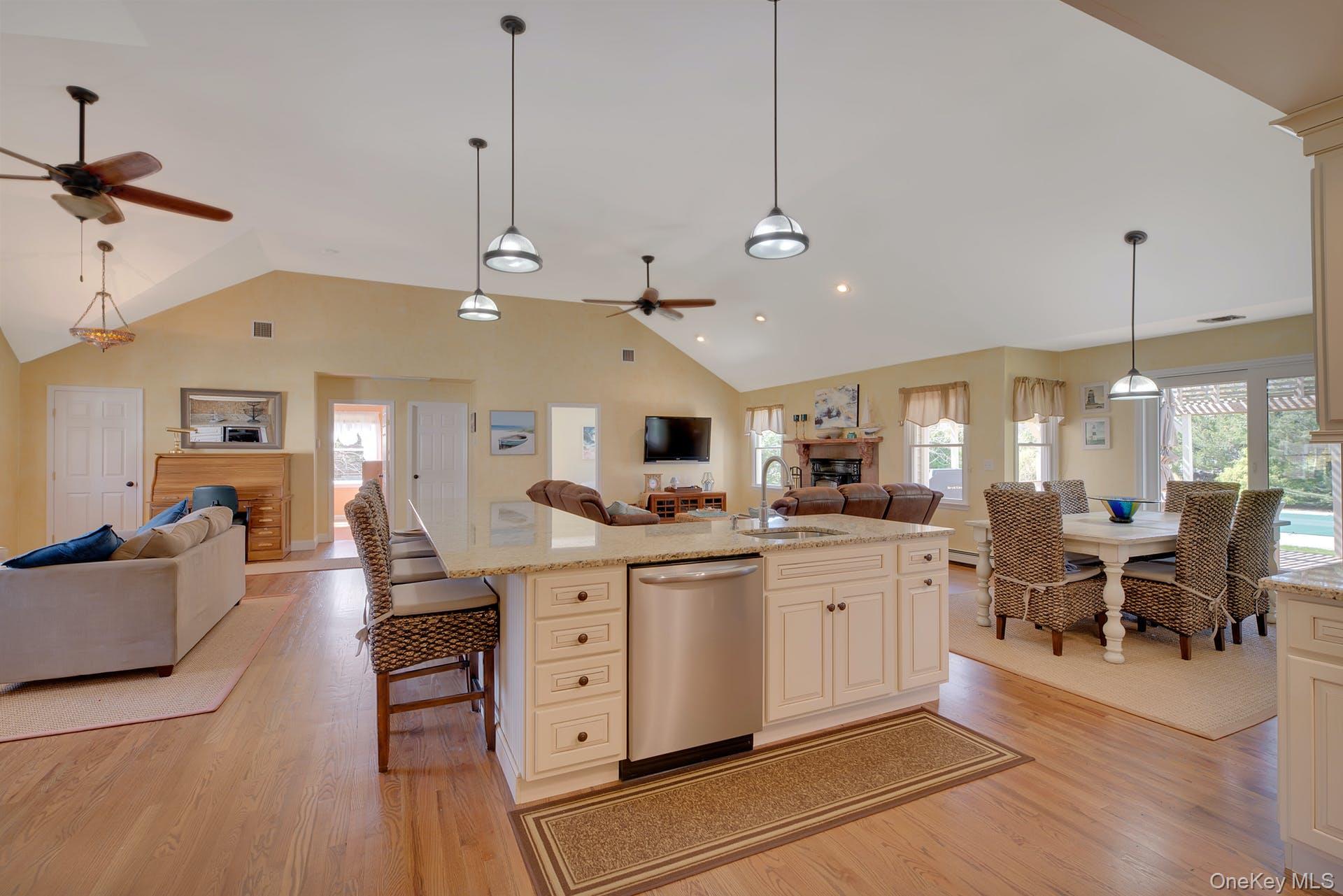 3045 Rocky Point Road East Marion, NY 11939 - Photo 4 of 23 Great Room with Kitchen, Dining, Den and Living Room